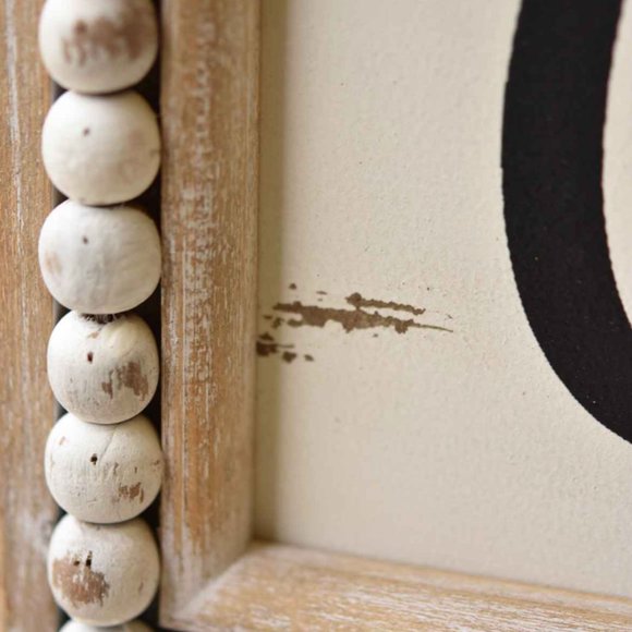 Set/2 Wooden Beaded Christmas Signs - Picture 7 of 7